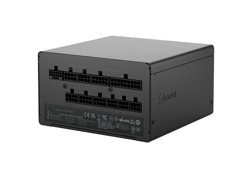 Fractal Design Ion 3 Gold 750W Black PC Power Supply Unit PS1669 FD-P-IA3G-750