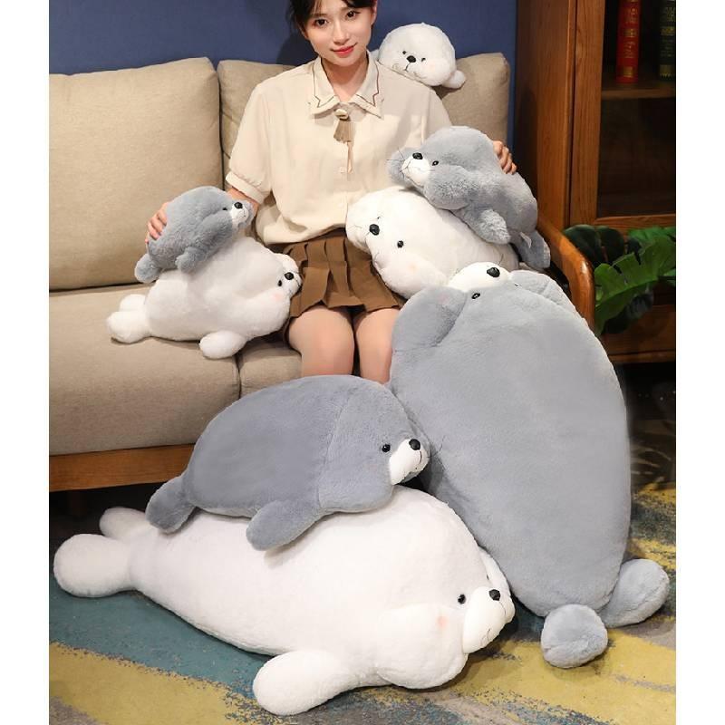 Adorable Soft Seal Plush Toy Pillow For Cozy Sleep Decor In Ocean Theme Design