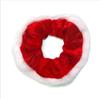 Christmas Women hairwear Elastic Hair Rubber Fashion xmas Ornaments Hair Ring Velvet Ponytail Holder Headwear for women