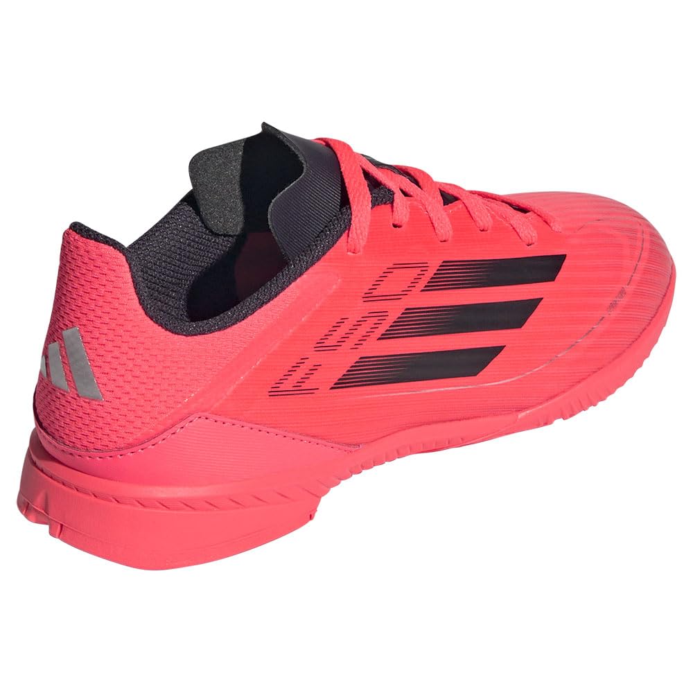 Futsal Shoes for Juniors and Kids F50 LEAGUE IN Boys and Girls NIR17 Metallic Cm [Adidas] 17-24.5cm Turbo/Aurora Black/Platinum (IF1369) 24.0