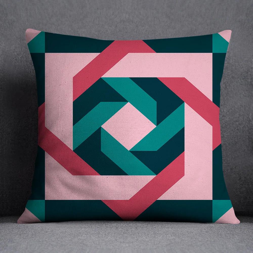 Wohnkultur Geometrische Design Kissenbezug Schlafzimmer Wohnzimmer Minimalistischen Büro Auto Innen