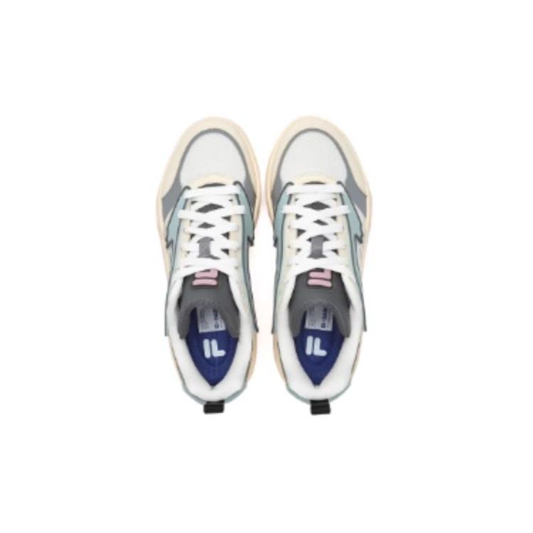 FILA Fusion Desperado Low Shock Absorbing Durable Low Top Skate Shoes Women sneaker Light-Blue T12W423204FWC
