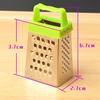 1PCS 4 Sided Blades Cheese Vegetables Grater Carrot Cucumber Slicer Cutter Box Container Kitchenware Stainless