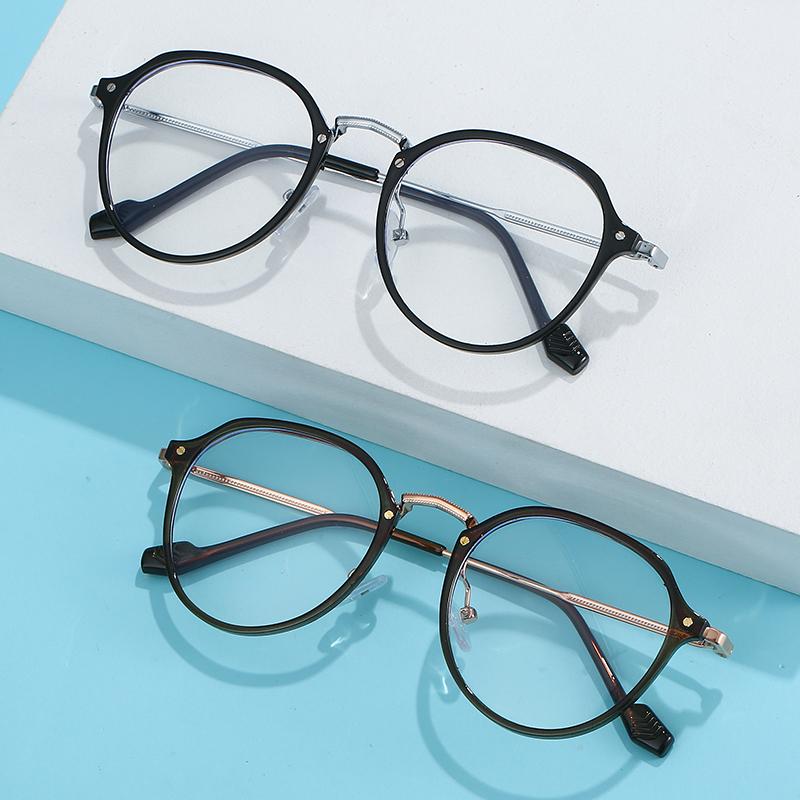 Women Men Polygon Optical Glasses With Prescription Fashion Uv400 Anti Blue Rays Shortsighted Eyewear Diopter 0 -0 .5 -1 .0 To -6
