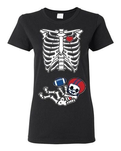 Baby Skeleton Buffalo Football Ladies DT T-Shirt Tee Unisex T-Shirt M