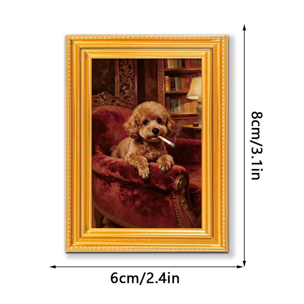 3D Wooden Photo Frame Poster Refrigerator Magnet - Creative and Quirky Decorative Magnet