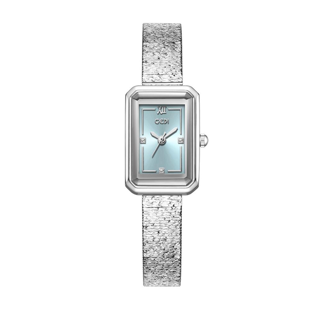 Simple And High-End Small Square Women'S Watch, Small And Exquisite Versatile Women'S Stainless Steel Waterproof Quartz Watch