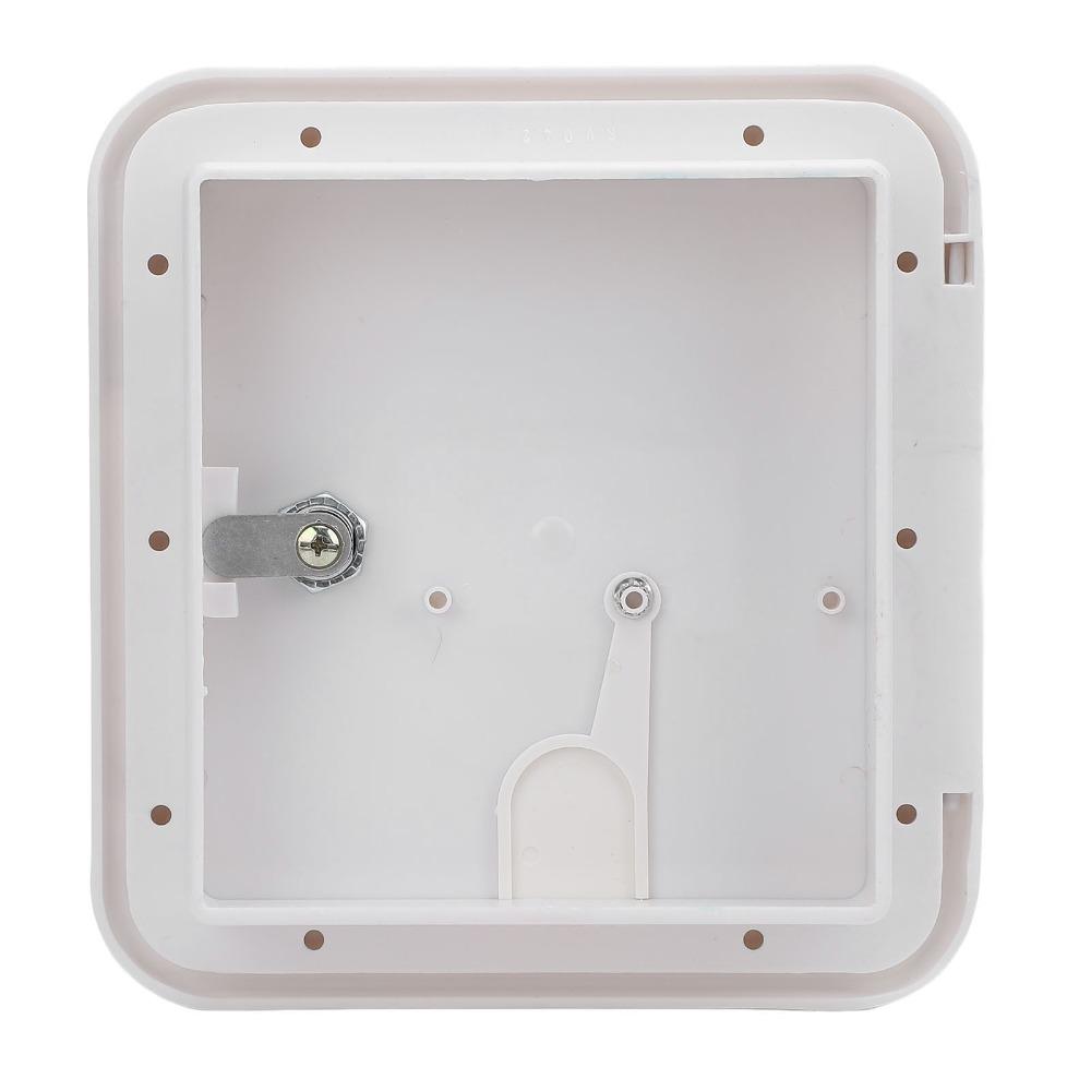 ABS RV Cable Hatch Door 215*205mm RV Power Cord Hatch Cover Cable Management