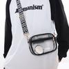 New trendy Hong Kong style transparent pvc messenger bag transparent shoulder bag beach bag messenger bag