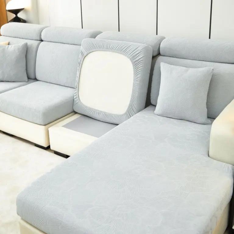 

Универсальная шляпа для дивана Молочный шелк Три посадочных места Одна императорская наложница Защита от царапин кошками Высококачественный новый эластичный Чехол для дивана все включено Back Cushion Cover