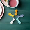 5pcs Silicone Baby Spoons Squeeze Feeding Spoons Babies Food Pouch Attachment Toppers