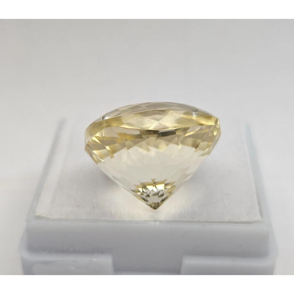 15-16 Ct Natural Light Yellow Sapphire Cushion Cut Stunning Certified Gemstone