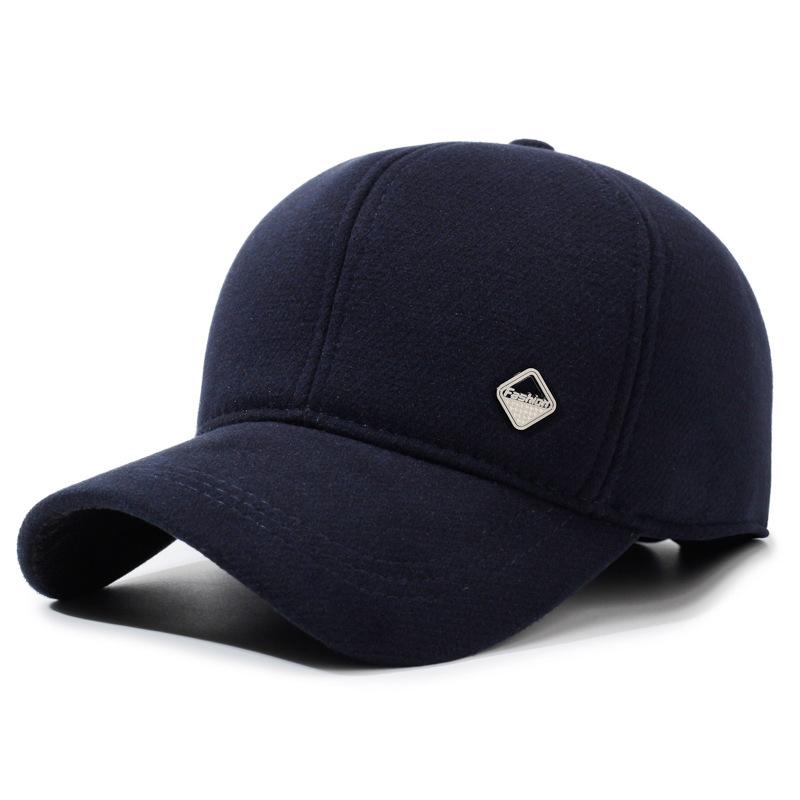 

Autumn Winter Thickened Wool Baseball Cap Windproof Ear Protection Dad Caps Men Outdoor Hat Dad Hat Adjustable