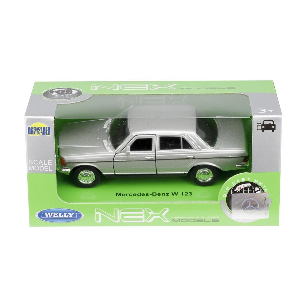 Model 1:34, Mercedes-Benz W123, srebrny