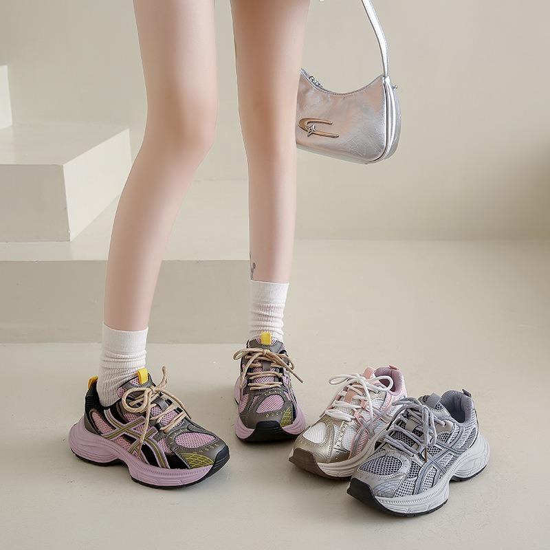 Summer New Breathable Dad Shoes Female Student Casual Shoes Female Platform Running Women's Shoes 8