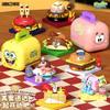 AREA-X SpongeBob SquarePants Bikini Bottom Food Express Building Blocks Bikini Bottom Day Assembly Model Ornament Toys Gift
