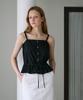 DEHEVE Lace String Sleeveless [Black]