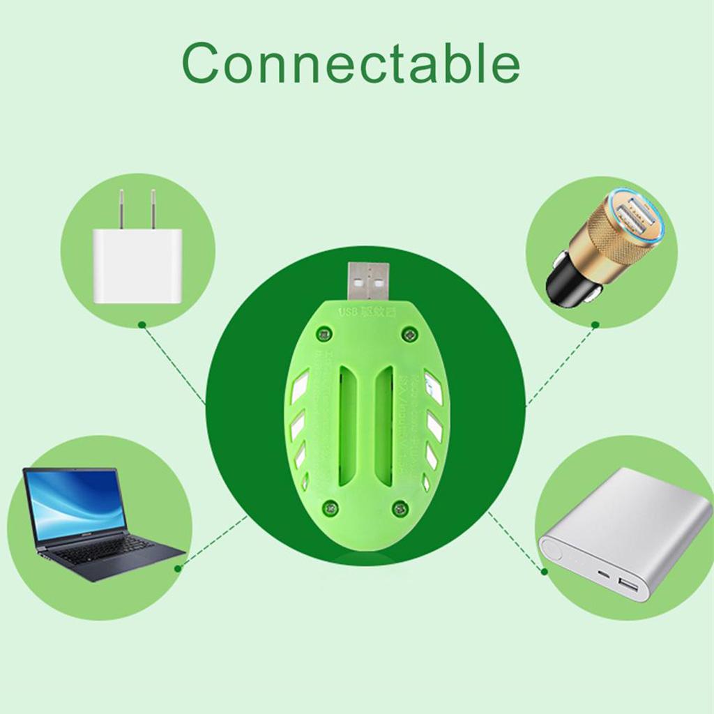 USB Mosquito Killer Electric Mosquito Repeller Portable Safety Summer Sleep Heater Repellent Incense Heater for Insect