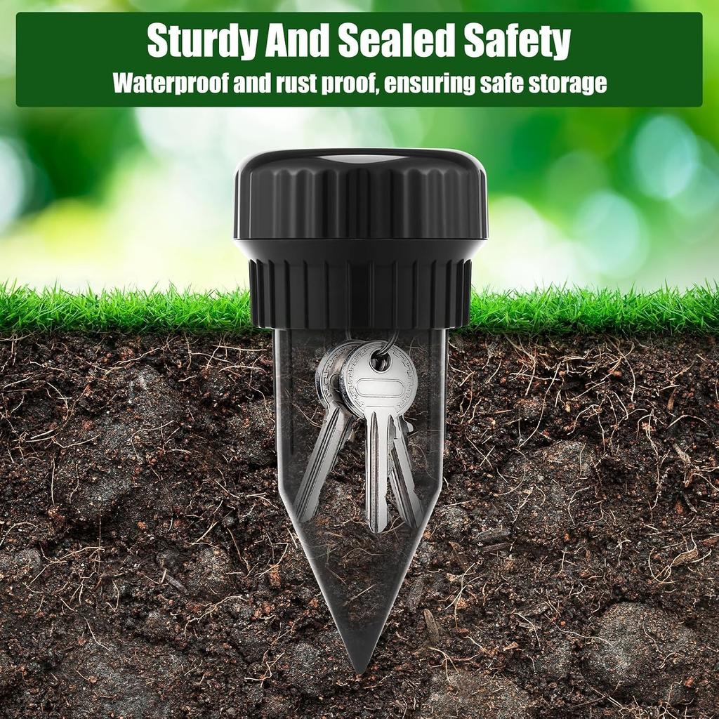3 Pcs Key Hider Realistic Sprinkler Head Waterproof Cash Holder Key Holder Outdoor Garden Yard Hiding Vault Case. Waterproof Corrosion and Impact