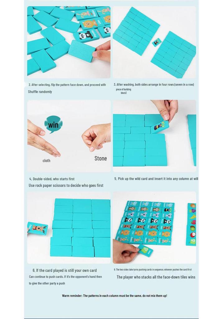 Children's Educational Logic Training Game: Connect-the-Dots, Pair-Matching, Domino, Chess, and Solitaire