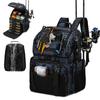 45L Großer Angelrucksack mit Rutenhalter Geeignet für Camping im Freien und [Xocvji] Halter, Leicht, Tragbar, Multifunktional, Wandern.