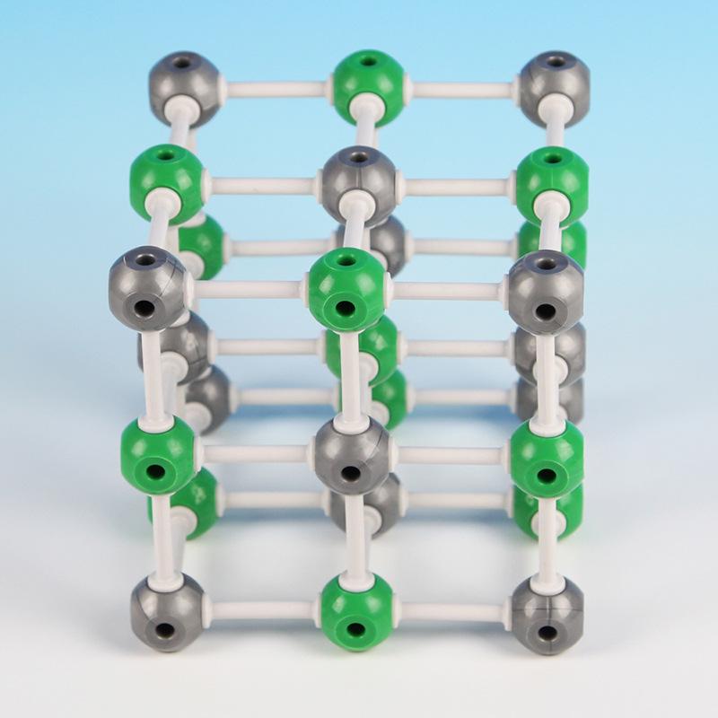 Sodium Chloride 23mm Crystal Structure Model for High School – 27 Spheres, Unit Cell 32007