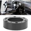 1in Steering Wheel Spacer 6 Hole Hub Aluminum Alloy Heighten Increased Pad Adapter Automotive Wheel adapters and spacers Application