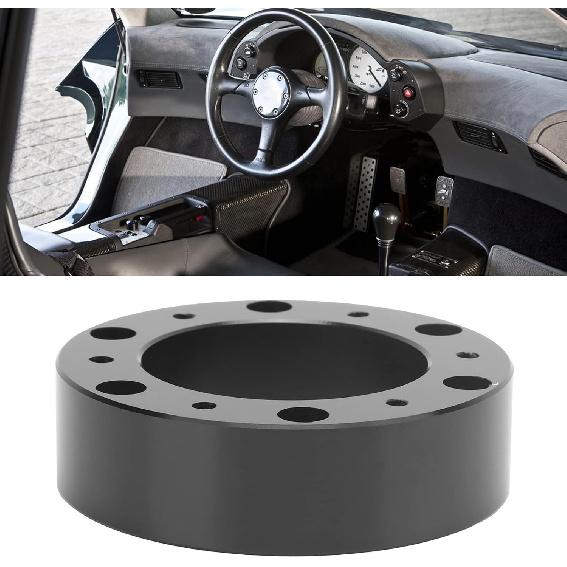 1in Steering Wheel Spacer 6 Hole Hub Aluminum Alloy Heighten Increased Pad Adapter Automotive Wheel adapters and spacers Application