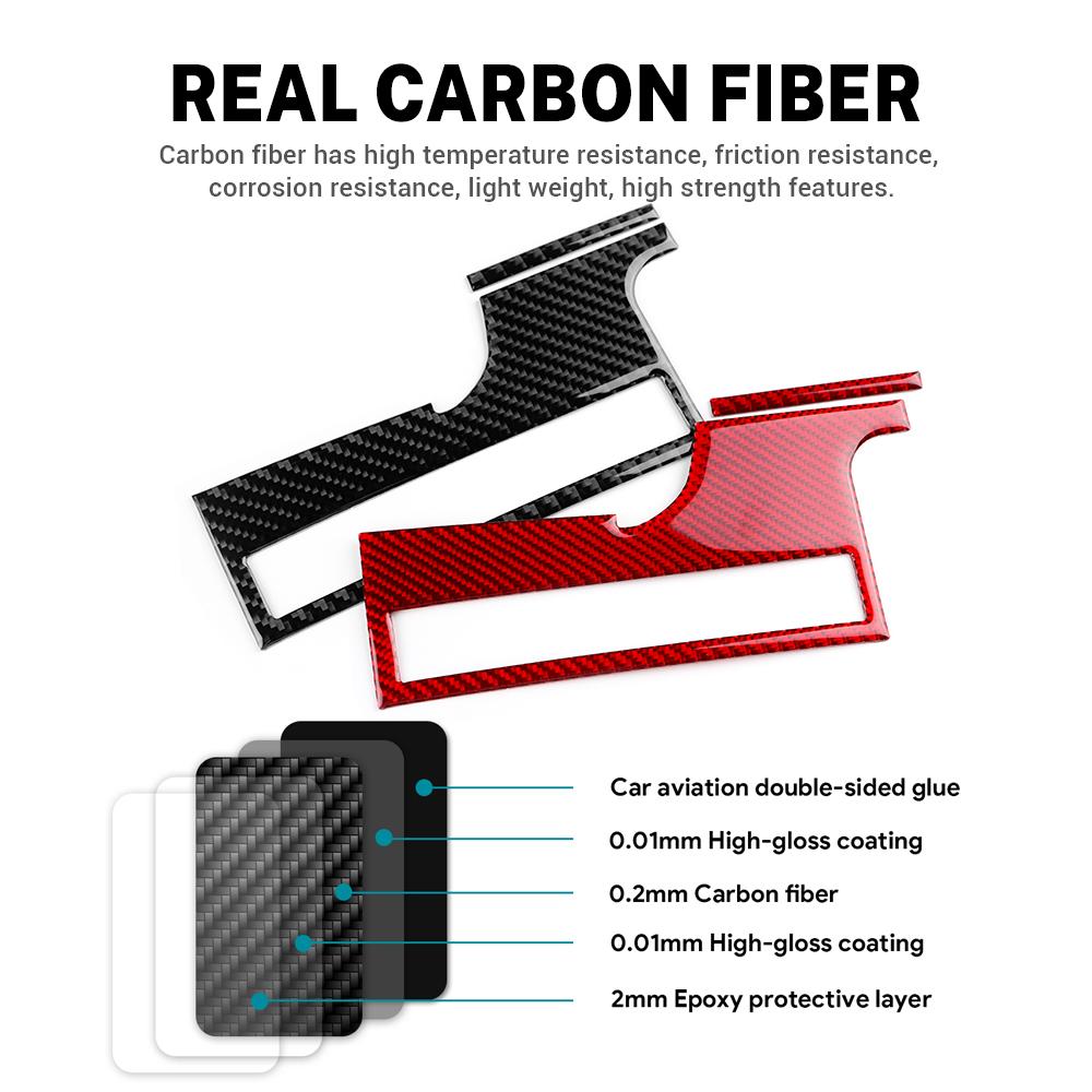 Real Soft Carbon Fiber For Toyota Camry 2018 2019 2020 2025 2025 2025 2025 LHD RHD Car Headlight Switch Button Panel Accessories
