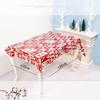 Christmas Disposable Tablecloth Tableware Christmas Decorations 2023 for Home Table Cover Navidad Natal Noel Gifts New Year 2024