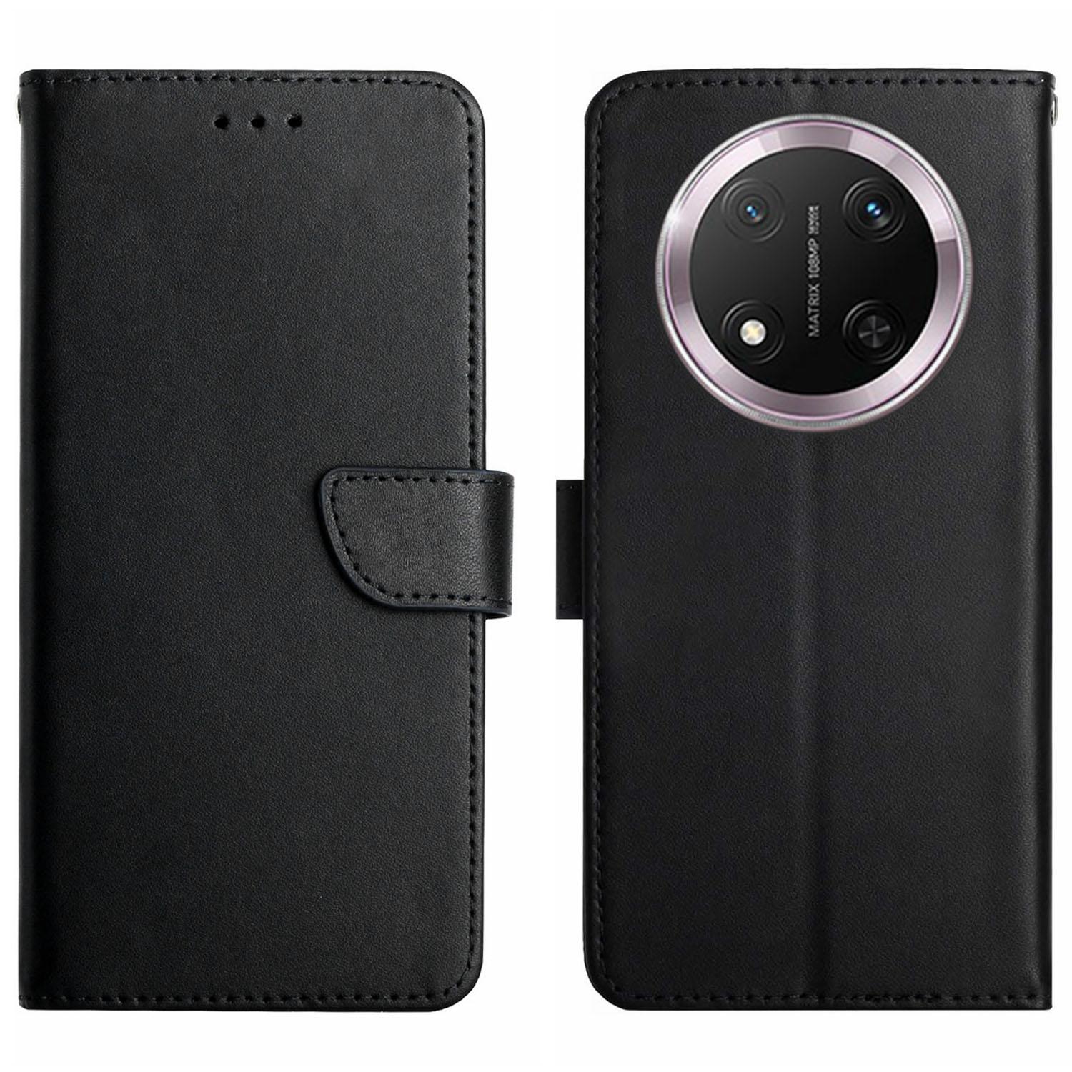 

HT02 For Honor Magic7 Lite 5G/X9c 5G/X60 Pro 5G Case Genuine Cow Leather Phone Cover Nappa Texture A