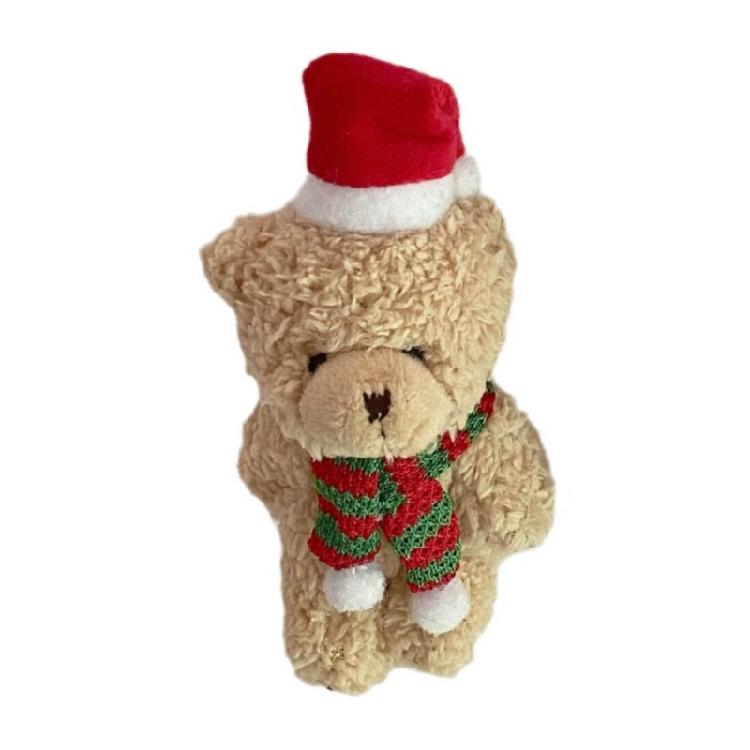 

Bag Charm Festive Accessories Adjustable Pose Bear Charm Soft Material for Tree 1 коричневый