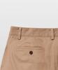 MANNERGRAM [Banset Japanese Imported Fabric] Single-Pleat High-Density Cotton Half Pants Beige