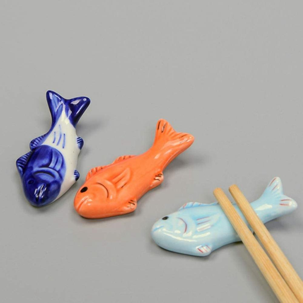 Shaped Spoon Fork Ceramic Cute Chopstick Rest Chopsticks Holder Dinnerware Stand Tableware Rack