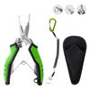 GORIX Fishing Small with Hook Line Ring and Pliers, (GFT-1043), Rust-Resistant, Remover, Cutter, Remover, Carabiner.