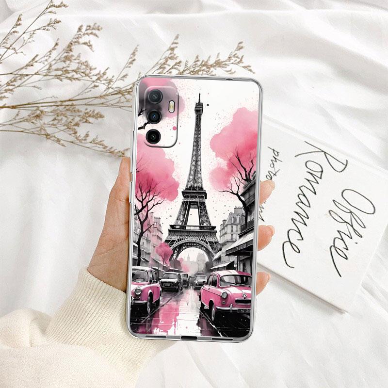IK52 Paris Eiffel Tower Case for Motorola E13 E15 E20 E22 E22I E22S E30 E32 E40 E7 E7I G Plus Power Play Stylus G22 G14