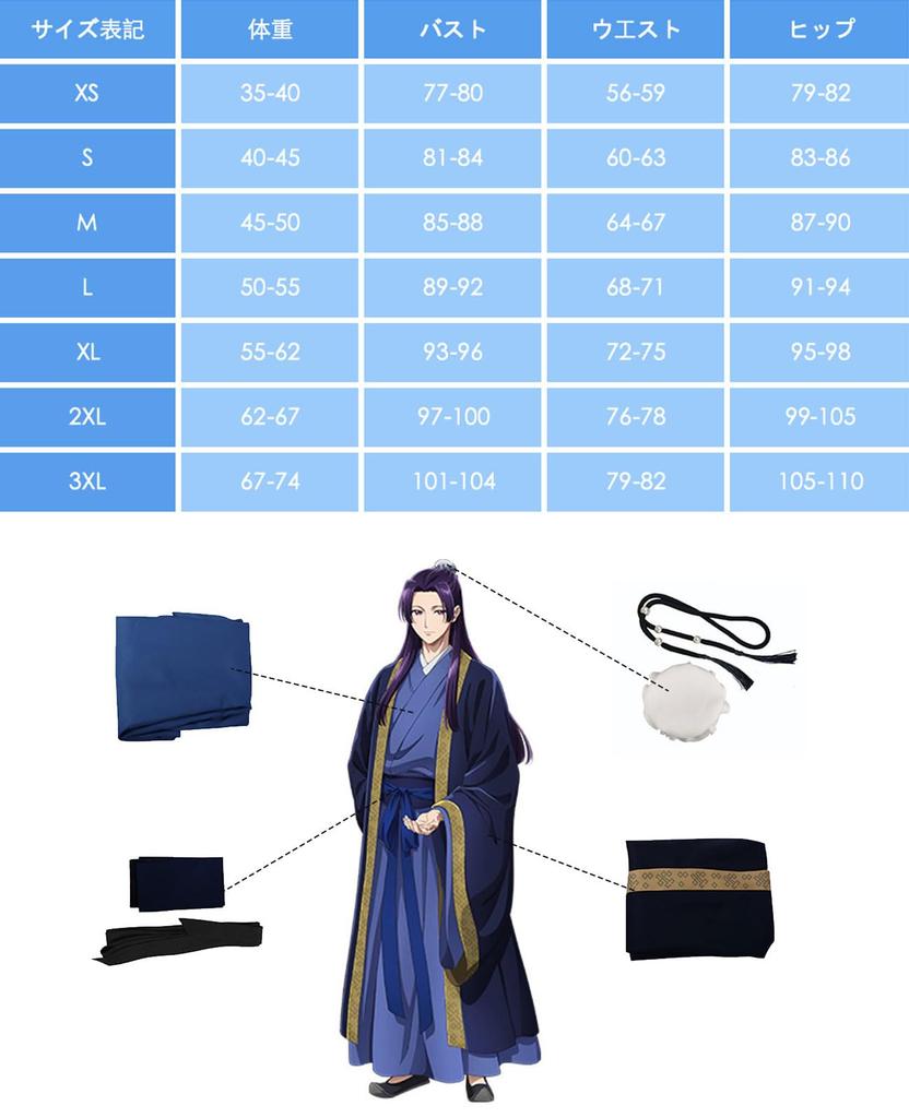 [NOKIJP] Disfraz de Jinshi para cosplay, monólogo del farmacéutico, cosplay de Jinshi, monólogo del farmacéutico, cosplay de Jinshi, estilo chino antiguo