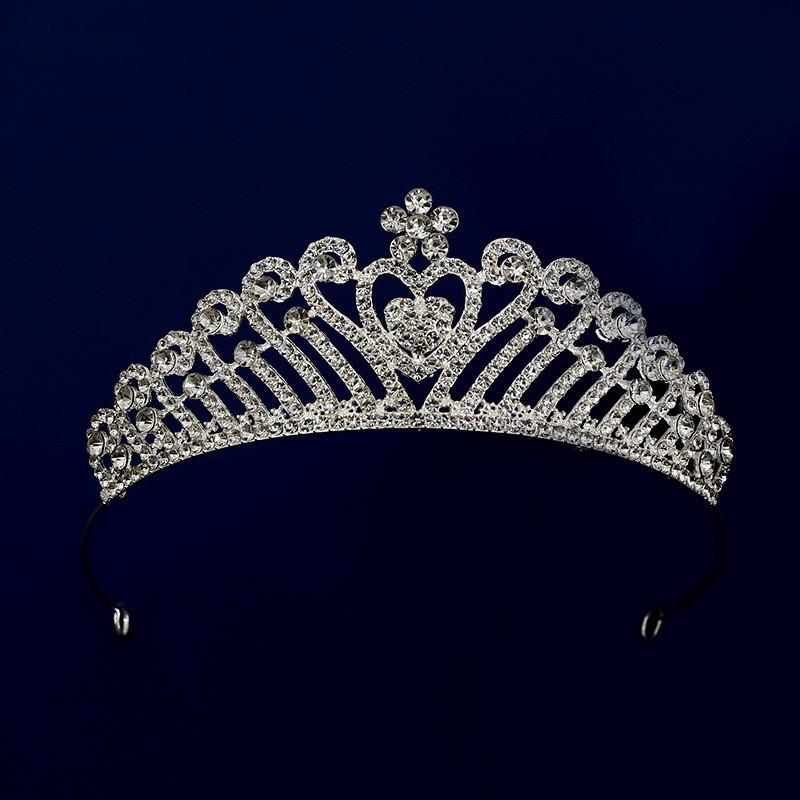 Bridal jewelry wedding tiara princess crown birthday party performance crown flower headband hair accessories tiara