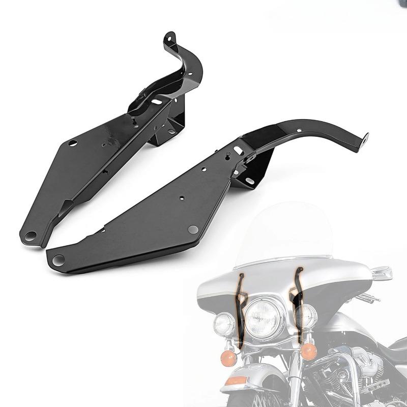 Motorcycle Outer Head Batwing Fairing Support Bracket Accessories For Harley Harley Electra Glide FLHT Street Glide 1996-2013