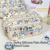 Hatsune Miku Pencil Case Cute Anime Cosplay Large Capacity Stationery Bag For School Student Multi Layer Makeup Storage Pouch