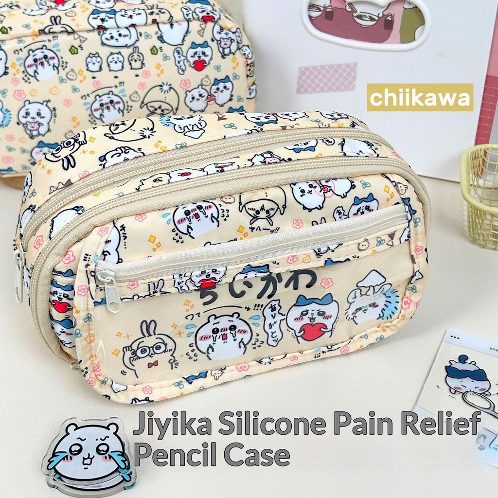 Hatsune Miku Pencil Case Cute Anime Cosplay Large Capacity Stationery Bag For School Student Multi Layer Makeup Storage Pouch