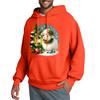 Men's Hooded Sweatshirt, Contrasting Color Sweatshirt, Sports   Casual Jacket
