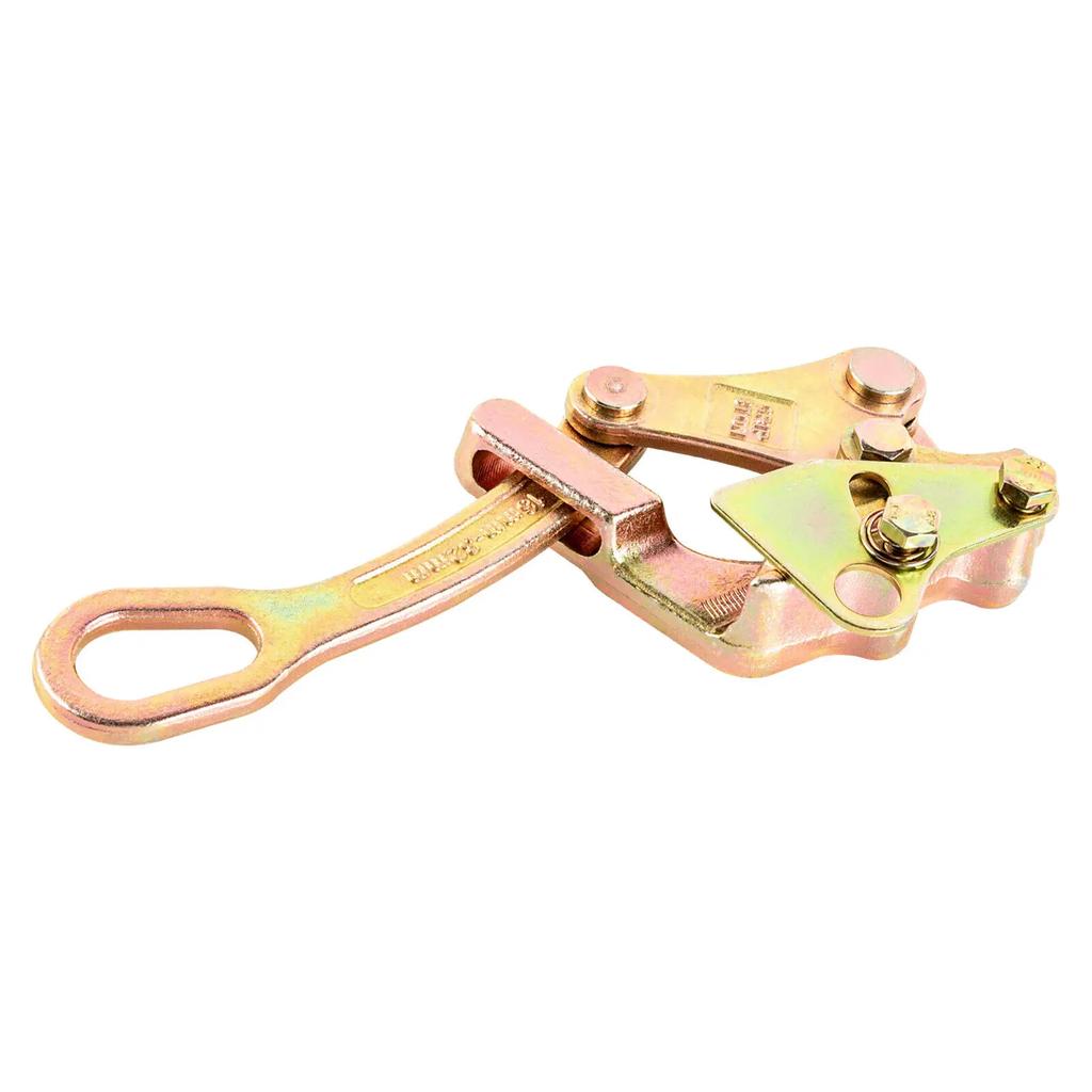 3-Ton Steel Cable Grip Puller 6600lbs Capacity Jaw Clamp Tool for Wire Rope Handling