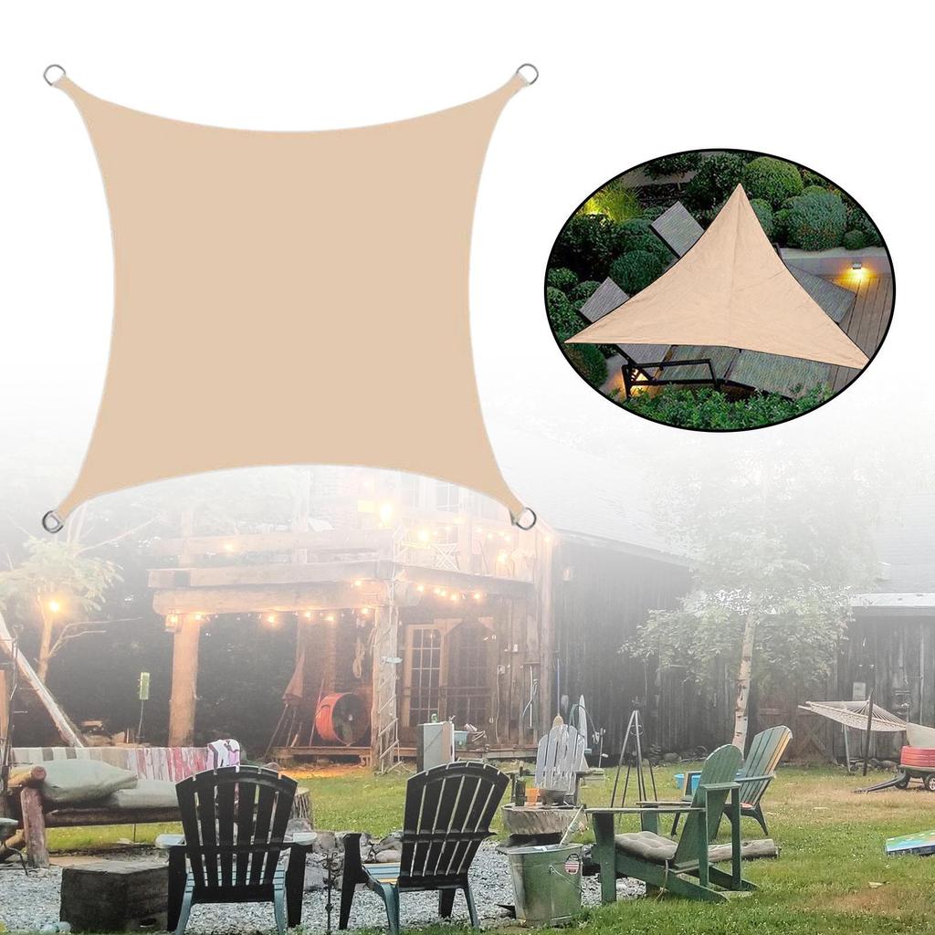 Fabric Awning Shelter, Waterproof Shade Sail Rectangle Canopy for Patio Carport Outdoor