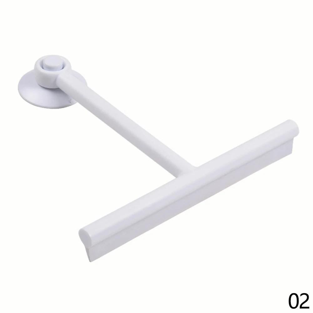 Shower Squeegee Glass Wiper Scraper Shower Squeegee Cleaner With Silicone Holder Bathroom Mirror Wiper Scraper Glass Cleaning