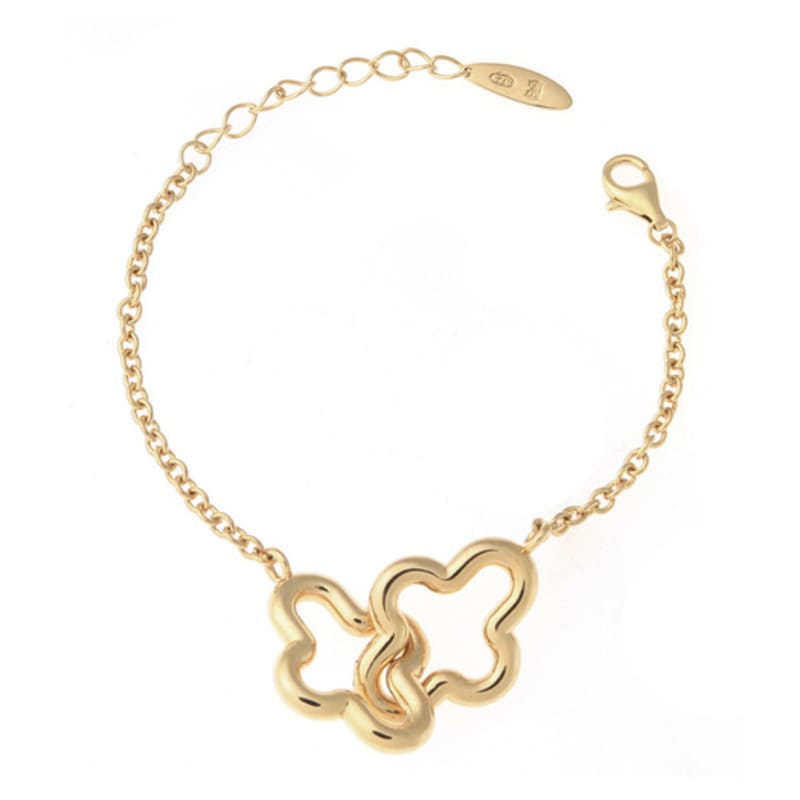 Invisible Collage HUG BLOOM BRACELET_GOLD