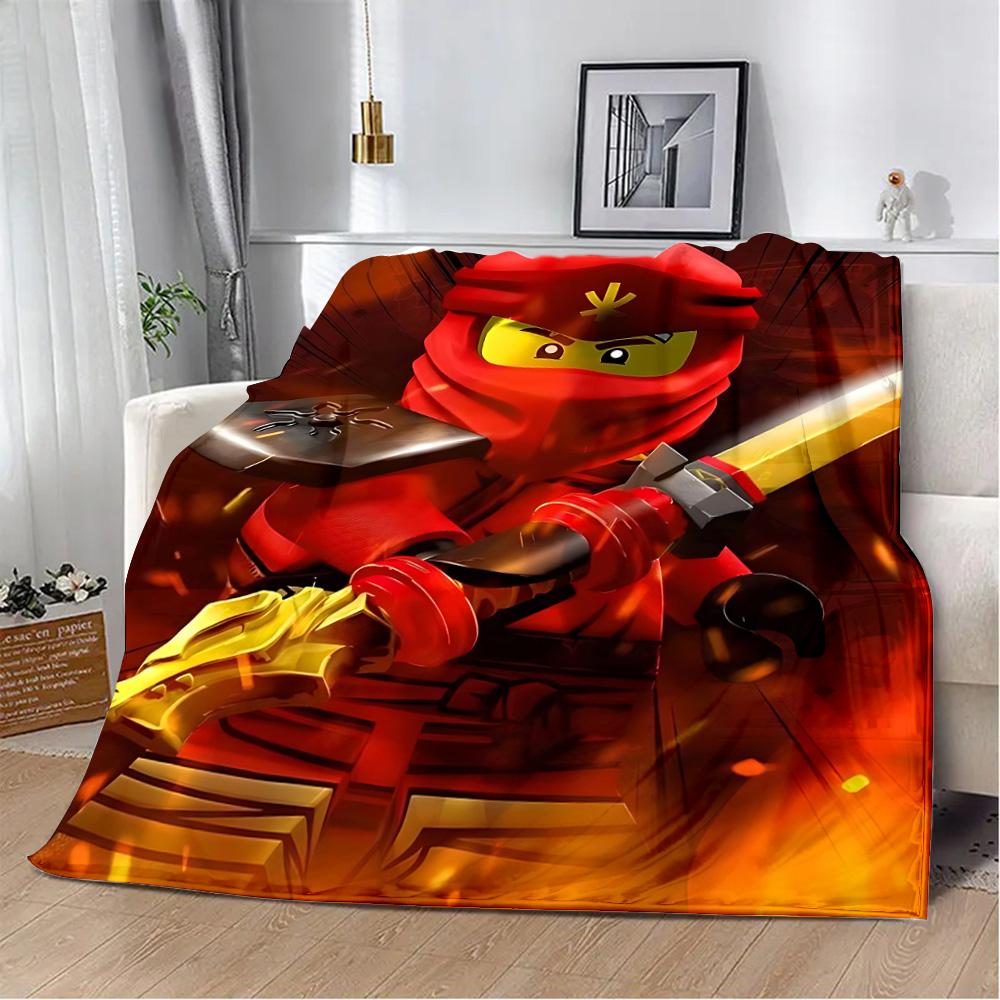 

Дитячий плед з малюнком Пледи для пікніка Теплий плед М який та Н-ніндзяго Зручний плед Для дому Подорожей Подарунок на День народження 30x40in