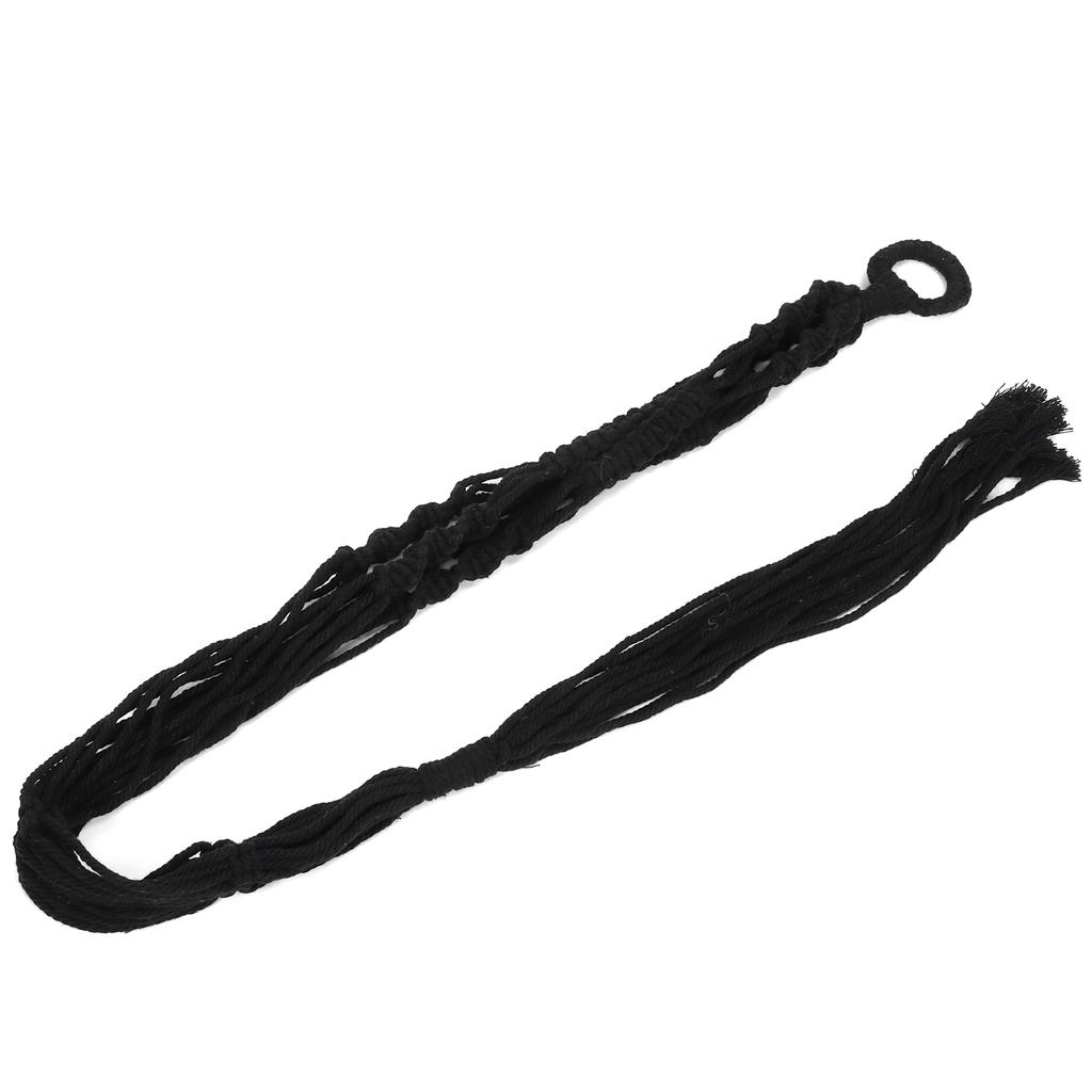 Bavlněný kroucený provazový závěs na rostliny Závěsný květináč Dekorativní držák na květináč Domácí dekorace