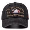 Embroidered Baseball Cap Vintage Washed Denim Cap Casual Hip Hop
