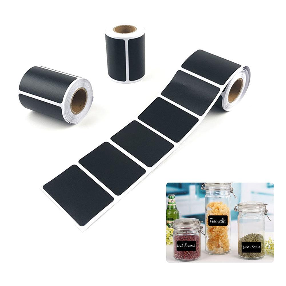 Buy Blackboard Labels Erasable Self Adhesive Jar Label Stickers Perfect for Kitchen Spice Jars